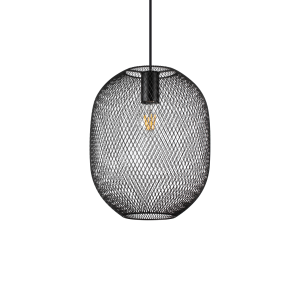 Lampa wisząca NET SP1 D24 ORO  IP20 Czarny 317267 Ideal lux