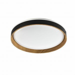 CL2204003-490MBWT BOIS LAMPA SUFITOWA CZARNA+DREWNO/BLACK+WOOD Zuma Line