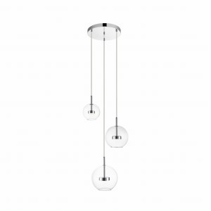 P0428-03L-F4AC ENCELADUS LAMPA WISZĄCA CHROME Zuma Line