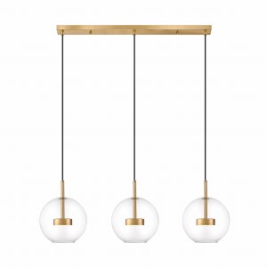 P0428-03J-L4AC ENCELADUS LAMPA WISZĄCA ZŁOTA/GOLD Zuma Line