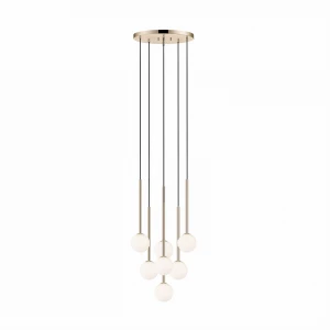 P0574-07F-F7AA ARCTURUS LAMPA WISZĄCA ZŁOTA/GOLD Zuma Line