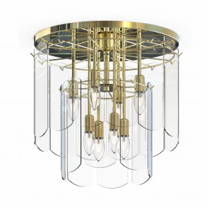 MX3523-8M-EGN NIRA LAMPA SUFITOWA ZŁOTA/GOLD Zuma Line