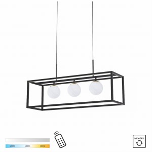 MD3115-3-3BT PIRO LAMPA WISZĄCA CZARNA/BLACK Zuma Line