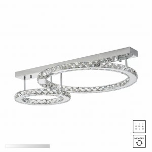 MX3713-2-3CT GIRONA LAMPA SUFITOWA CHROM/CHROME Zuma Line