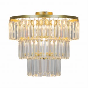 P17127-4-GD TIFANNY LAMPA SUFITOWA ZŁOTA/GOLD Zuma Line