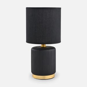 HS8720-BL LAMPA STOŁOWA CZARNY/ZŁOTY Zuma Line