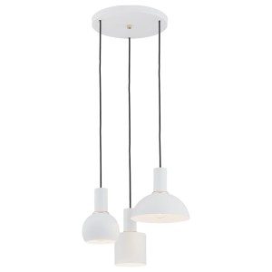 Lampa wisząca 3 pł. na okrągłej podsufitce SINES 1468 Argon