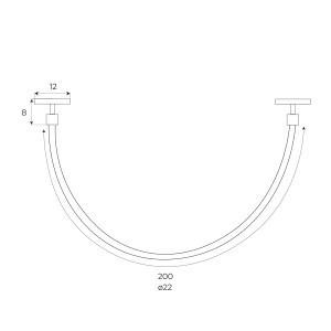 MAXLIGHT M0022N LAMPA MAGNETYCZNA SYSTEM ON/OFF 20W 1404LM 3000K