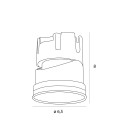 Maxlight-HM190-3000K-Modul-Led-10W-IP65-Spilio--rys-techniczny.jpg