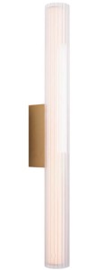 MAXLIGHT W0366 KINKIET FAYETTE 61CM 12W IP44 3000K ZŁOTY