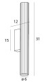 Maxlight-W0363-Kinkiet-Fayette-31cm-6W-Czarny-IP44-3000K-rys-techniczny.jpg