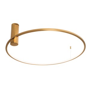 MAXLIGHT C0240 PLAFON QUEEN 80CM  BRUSHED GOLD 20W 3000K