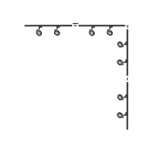 3590 ZESTAW 25 SZYNOPRZEWODY BLACK JEDNOOBWODOWY Zuma Line