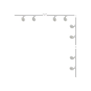 3591 ZESTAW 25 SZYNOPRZEWODY WHITE JEDNOOBWODOWY Zuma Line