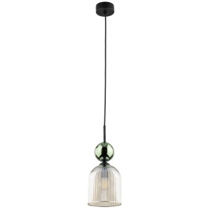 SOPHIA GREEN COGNAC LAMPA WISZĄCA 1XE14 11146 TK Lighting
