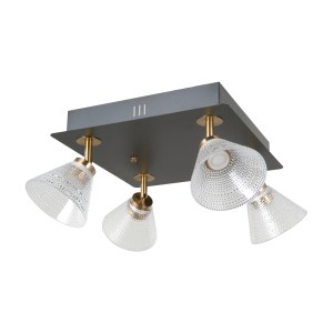 Orella  WL-34393-4S-BK-HBR Italux