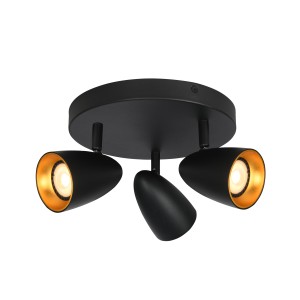 Tino  SPL-36748-3R-BK-GD Italux