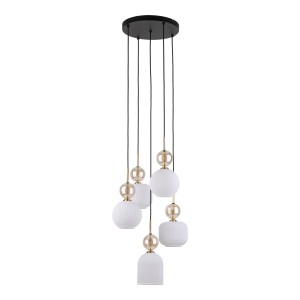 SOPHIA COGNAC WHITE LAMPA WISZACA 5XE14 11593 TK Lighting
