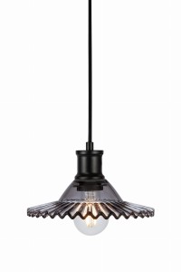 Lampa wisząca NOVIA Czarny, Dymny 1xE27 108854 Markslojd