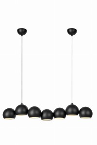 Lampa wisząca CUPOLO Czarny 7xE14 108860 Markslojd