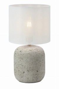 Lampa stołowa MONTAGNA Szary, Ecru 1xE27 108862 Markslojd