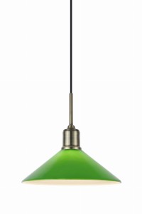 Lampa wisząca VELA Mosiądz antyczny, zielony 1xE27 108868 Markslojd