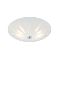 Plafon PETAL E27 White, Chrome 108899 Markslojd