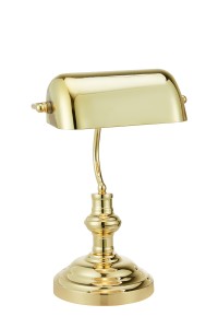 Lampa stołowa BANKERS E14 Brass 108977 Markslojd