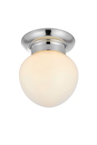Lampa sufitowa RONDA E27 White, Chrome 109029 Markslojd