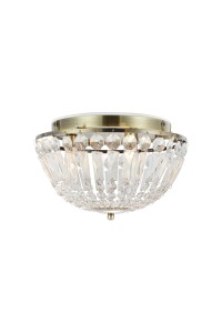 Lampa sufitowa ESTELLE G9 Antique Brass, Clear 109031 Markslojd