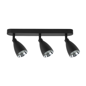 Campana 3 spot czarny 3xGU10 LP-3103/3WS BK Light Prestige