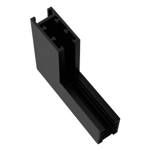 Narożnik natynkowy L góra dół magnetic track 5 czarny ML2167 Milagro