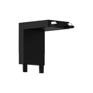 Slim Magnetic Track Narożnik Czarny dół L ML2213 Milagro