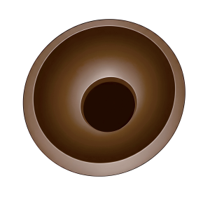 Plafon COCO 40 cm coffee LED LP-0508/1C-40 CF Light Prestige