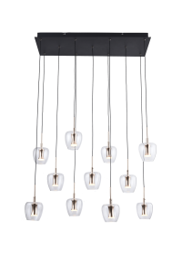 MD2291-11B-3BGT NELSON LAMPA WISZĄCA CZARNO-ZŁOTA/BLACK-GOLD Zuma Line