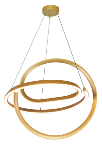 P241249401E VELENNE LAMPA WISZĄCA ZŁOTA/GOLD Zuma Line