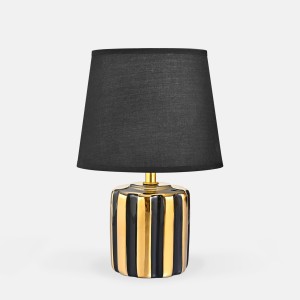 HS9143-BL LAMPA STOŁOWA CZARNO-ZŁOTA/BLACK-GOLD Zuma Line