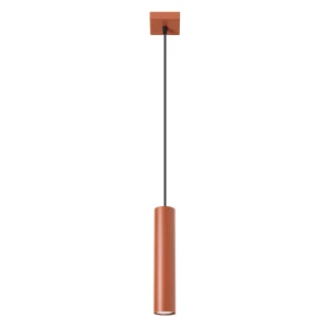 Lampa wisząca LAGOS 1 ochra czerwona SL.1489 Sollux