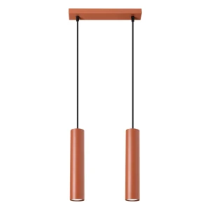 Lampa wisząca LAGOS 2 ochra czerwona SL.1490 Sollux