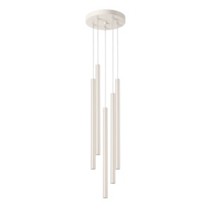 Lampa wisząca PASTELO 5P beżowa SL.1516 Sollux