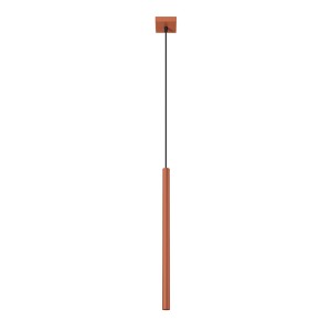 Lampa wisząca PASTELO 1 ochra czerwona SL.1524 Sollux
