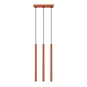Lampa wisząca PASTELO 3 ochra czerwona SL.1526 Sollux