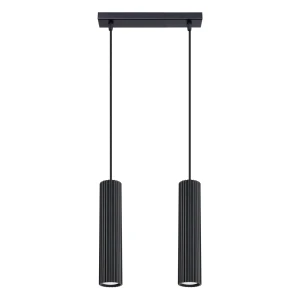 Lampa wisząca KARBON 2 czarny SL.1574 Sollux