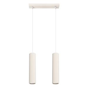 Lampa wisząca KARBON 2 beżowy SL.1593 Sollux