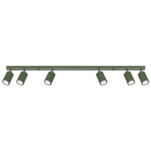 Plafon KARBON 6L zielony oliwkowy SL.1623 Sollux