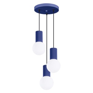 Lampa wisząca HALO 3P ultramaryna SL.1740 Sollux