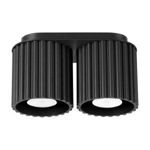 Plafon AURA 2 czarny GU10 SL.1785 Sollux