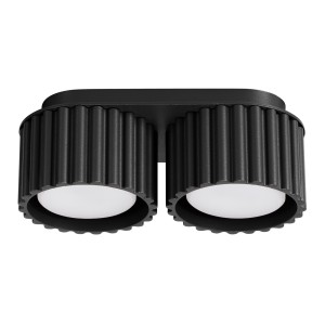 Plafon AURA 2 czarny Gx53 SL.1788 Sollux