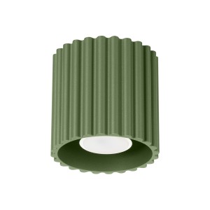 Plafon AURA 1 zielony oliwkowy GU10 SL.1794 Sollux