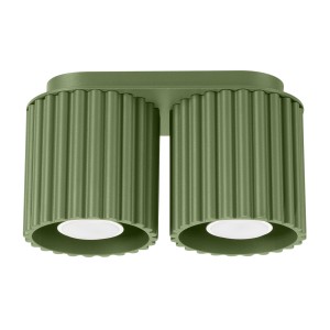Plafon AURA 2 zielony oliwkowy GU10 SL.1795 Sollux